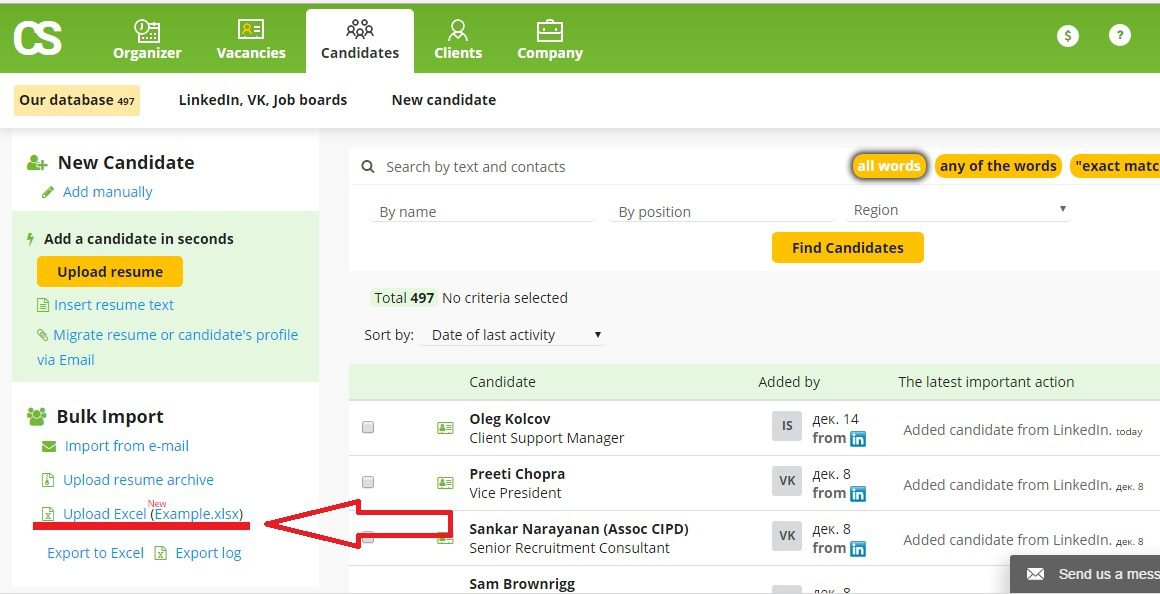CleverStaff _ candidates' database as an Excel file