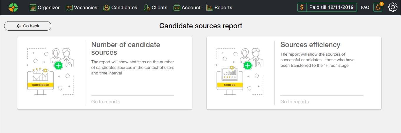 skrin2 - Нові звіти в CleverStaff - «Ефективність джерел кандидатів» і «Кількість джерел кандидатів»