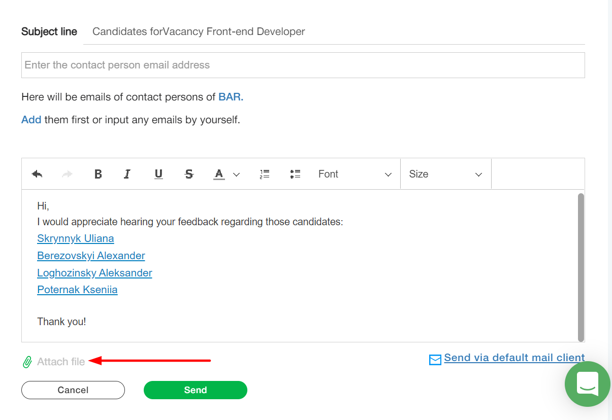 atach - New search criteria of the Advanced Candidate Search and other improvements